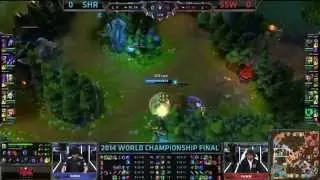 Samsung White vs Royal Club - Game 1 Grand Finals S4 Worlds LOL 2014 Playoffs - SSW vs SHRC G1
