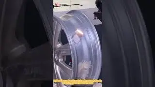 NEW! Pulsed laser cleaning of automotive aluminum wheels #lasercleaningmachine