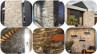 Stone features wall interior and outdoor design/modern stunning/castle and rustic stone wall design