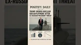 Trump Moves Nuclear Submarines After Russian Threat | Positify Daily