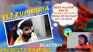 TM EupHoria Reacts to my Valorant Montage ||VLT/Team mahi ❤️ @EupHorIa