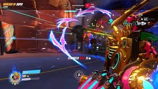 Overwatch Zarya + Mccree sextuple kill (Zarya POV)