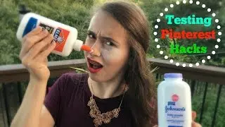 Testing Pinterest life hacks