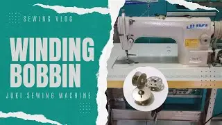 How to Wind Bobbin in Juki DDL 8700 Sewing Machine