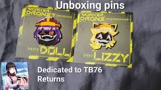 Unboxing Lizzie & Doll Lapel pins: dedicated to @TB76Returns