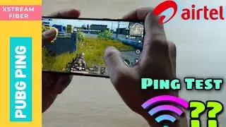 PUBG PING TEST 🔥- Airtel XStream Fiber Pubg Review | 40Mbps Speed Test