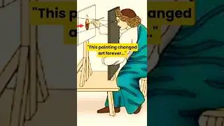 The world's first perspective painting by Leonardo Davinci #history #art