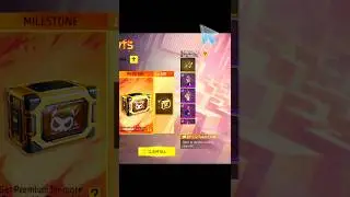 Booyah Pass MILESTONE open karke Kya Mila #freefire #shorts
