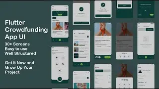 Flutter Crowdfunding / Charity App UI
