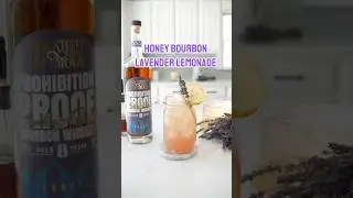 Honey Bourbon Lavender Lemonade is refreshing enough for summer and strong enough for bourbon lovers