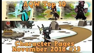 AQW Top 10 Char Page #13 November 2018