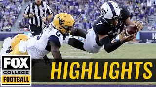 West Virginia vs TCU | Highlights | FOX COLLEGE FOOTBALL