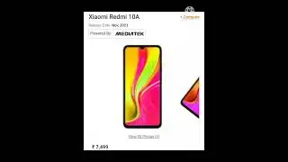REDMI 10A LAUNCH UPDATE