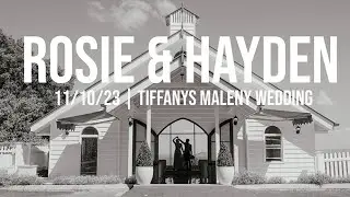 Rosie & Hayden | Tiffanys Maleny | Sunshine Coast Wedding | FULL VERSION WEDDING VIDEO