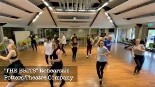 Potters Theatre Company rehearse 'The Brits'
