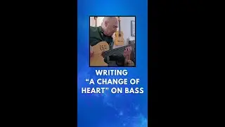 Writing A Change of Heart on my #godin #bass