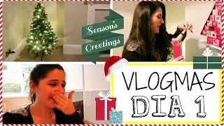 ME HIZO LLORAR Y ARMANDO EL ARBOLITO! 🎄 Vlogmas 1, 2016