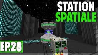 OUR SPACE STATION! | Modded Minecraft - Chroma Sky | Ep# 28