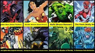 30 Heroes vs. Their Most OVERPOWERED Forms (Marvel & DC)