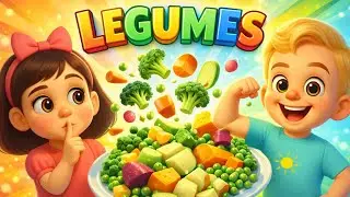 🥦 LEGUMES | O SEGREDO PARA FICAR FORTE E SAUDÁVEL 💪 | MÚSICA INFANTIL