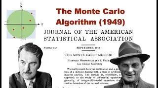 Data Science #17 - The Monte Carlo Algorithm (1949)