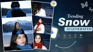 Instagram Trending Snow Ai 3 Photos Photo Editing in Google Gemini | Instagram Trending Edits