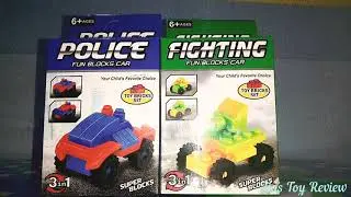 Police and Fighting Fun Blocks Cars Build Review