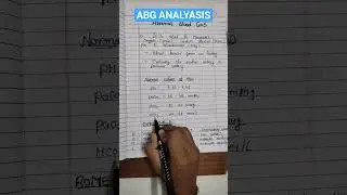 ABG ANALYASIS || ROME METHOD || #abg #romemethod #nursing #nursingeducation  #vitalnursingnotes