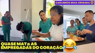 CASA PRA EMPREGADA | MARIA MAIA É O TERROR DAS DOSMÉSTICAS 😂😂 | CARLINHOS MAIA 🌻