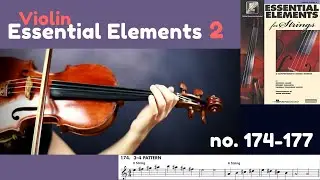 [Essential Elements Violin Book 2] #174-177