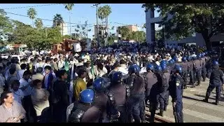 PROTESTAS en LA HABANA y Represion, Comienzan los ENFRENTAMIENTOS con la PNR en Vispera al 11J