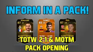 Inform Pull! Открытие набора FIFA 15 UT: охота на SIF Benzema IF &Ouml;zil MOTM Gomez. Открытие набора FUT 15 TOTW.