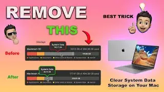 Clear System data storage on your Mac || how to manage MacBook storage data || Mac System data Hindi