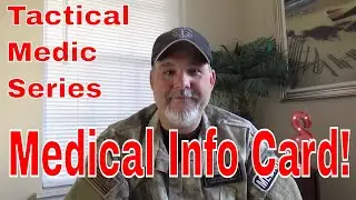 Tactical Medic Series-Medical Information Card
