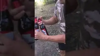 Красивый способ открыть пиво