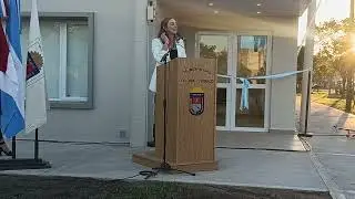 VIGNAUD / Inauguraci&oacute;n de la remodelaci&oacute;n del Centro de Salud. Intendenta Evangelina Vigna.
