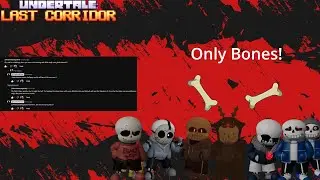 Little Sans All Skins - Bones Only (Challenge) | Undertale: Last Corridor | Roblox