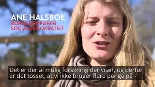 Drop besparelserne p&aring; daginstitutioner.