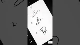 Signature Style Ideas | Letter &ldquo;B&rdquo; #signature #howto #logo #handwriting #lettering #easy #viralvideo