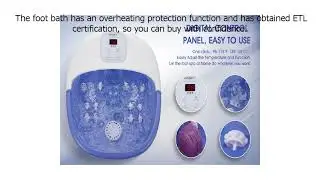 Special Discount on Foot SpaBath Massager with 14 Massage Rollers and Heat Bubbles Vibration,