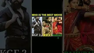 kgf 2 vs rrr vs bahubali 2 movies comparison || world comparison || #shorts #yash #prabhas
