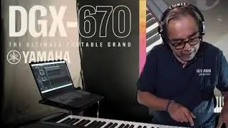 Sequencing with Yamaha DGX 670 and using it as an Audio Interface, Spain (cover) by Chic Corea