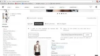 Ajout de produits : Liens externes