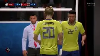 SWEDEN vs. ENGLAND |  FIFA WORLD CUP RUSSIA 18  (GAMEPLAY) [PS4 PRO]