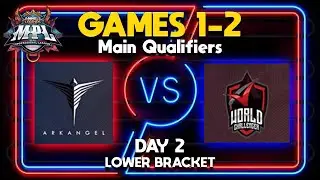 WORK VS ARKANGEL [ GAMES 1-2 ] MPL-PH S7 Main Qualifiers Day 2 | TAGALOG