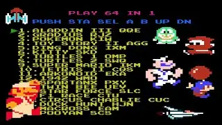 NES 64 in 1 Gameplay : Rare & Classic Games Compilation!