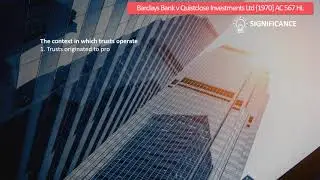 [Case Law Equity&Trust][security for loans] Barclays Bank v Quistclose Investments Ltd [1970] AC 567