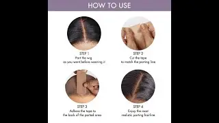 How to use fake scalp tape