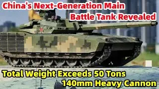 China's Next-Generation Main Battle Tank Revealed? Total Weight Exceeds 50 Tons+140mm Heavy Cannon