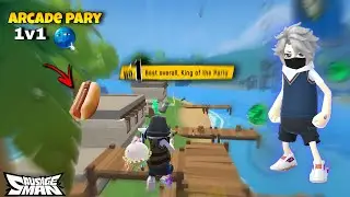 NEW ARCADE PARTY MODE 🔥 | SOLO VS SOLO GAME PLAY | SS20 | KAIZO SAUSAGE MAN
